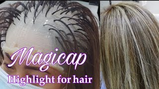 HOW TO HIGHLIGHTS HAIR CAP HIGHLIGHTS BICOLANANG SUTIL [upl. by Leuname]