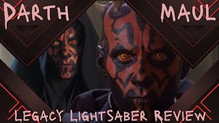 Darth Maul Legacy Lightsaber Review How to Connect amp Adjust Galaxys Edge [upl. by Yregram]