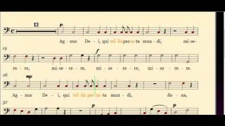 Gounod Mass  Agnus Dei  BASS [upl. by Enyalb]