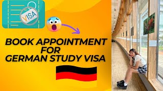 How to Book an Appointment for a German Student Visa 2024 Easy Tutorial and Guidelines [upl. by Nylime]