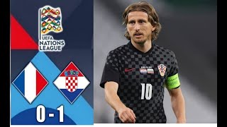 France vs Croatia 0 1 Highlights amp All Goals UEFA Nations League [upl. by Duggan]