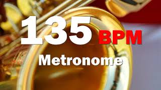 135 bpm metronome 메트로놈 135 박자연습 135 템포 135 [upl. by Atteve]