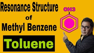 Resonance Structure of Methyl Benzene 18  NEET IITJEE [upl. by Boeschen]