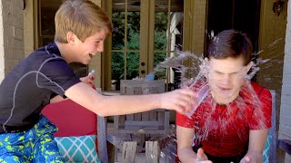 Water War MattyBRaps vs Zack [upl. by Banwell145]