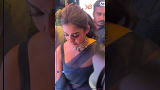 actress Nayanthara Beautiful look in Black Saree [upl. by Eylhsa]