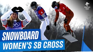 Snowboard  Womens Snowboard Cross Final  Full Replay  Beijing2022 [upl. by Klemperer19]