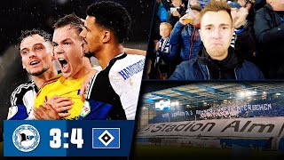 BIELEFELD vs HSV 34 Stadion Vlog 🔥 PokalKrimi im Elfmeterschießen Flutlicht auf der Alm [upl. by Acinoda966]