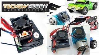 Cooler ventoinha para ESC e MOTOR a949 a959 a969 a979 Vortex Wltoys 118 PORTUGUÊS BRASIL [upl. by Anilat97]