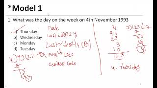 Calenders Part 1  Lakshmikokila3 aptitude [upl. by Einon]