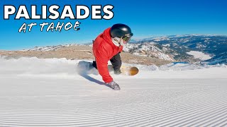 CHARGING BLUEBIRD CORDUROY LAPS at PALISADES TAHOE [upl. by Sommers]