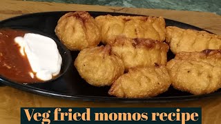 veg fried momos recipe Halima simple food zaika cooking food indianrecipes [upl. by Baryram]