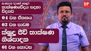 04 වන ඒකකය  පාඩම 02  ක්ෂුද්‍ර ජීවි තාක්ෂණ නිශ්පාදන  01 වන කොටස  AL SFT Unit 04 Lesson 2 [upl. by Ydac]