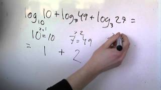 Matematik 2a 2b 2c C logaritmer med olika baserwmv [upl. by Acirea]