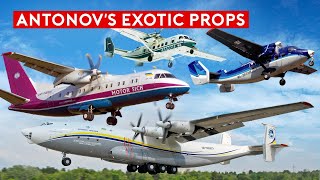 Flying on Exotic Antonov Props  An22 An28 An38 and An140 [upl. by Kara]