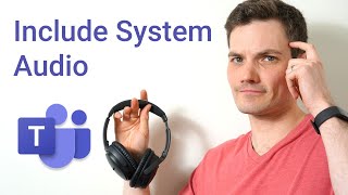 How to include System Audio when Screen Sharing in Microsoft Teams [upl. by Emery]