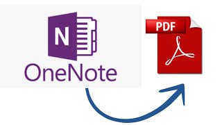 Onenote to pdf Windows 10 [upl. by Ronnie]