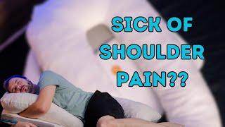 MedCline Shoulder Relief System Pillow Review Does it Actually Work Pros and Cons [upl. by Akinajnat]