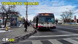 Scarborough Wexford to Lawrence East Station Walk in Toronto on Feb 1 2021 [upl. by Archer620]