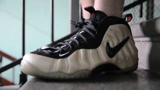 2010 Nike Air Foamposite Pro Pearl on feet womft [upl. by Amerak70]