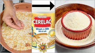 Homemade Cerelac for 6  12 Month Babies  Super Healthy Baby Food for 6 Month old [upl. by Richma]