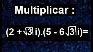 Números complejos multiplicación de números complejos multiplicar números complejos [upl. by Attwood]