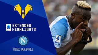 Hellas Verona vs Napoli Extended Highlights  Serie A  CBS Sports Golazo [upl. by Owens35]