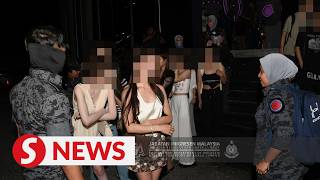 Immigration Dept raids elite nightclub in KL detains 27 foreigners [upl. by Osrick]