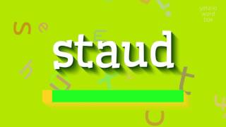 STAUD  HOW TO PRONOUNCE STAUD staud [upl. by Janessa111]