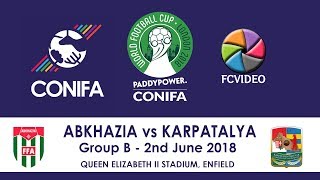 CONIFA World Football Cup  Abkhazia v Karpatalya Extended Highlights [upl. by Blakelee]