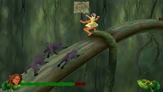 Disneys Tarzan Action Game Easy  Level 7  The Baboon Chase [upl. by Hsetirp984]