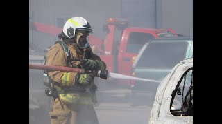 Vehicle Fire Evansdale Iowa April 5 2021 [upl. by Lovering]