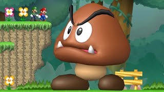 Newer Super Mario Bros Wii CoOp Walkthrough  MiniMega Island [upl. by Eceinart]