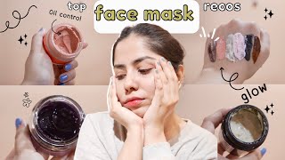 ✨I Tried 11 Face Masks Available in India So That You Do Not Have To ✨ [upl. by Refinej841]