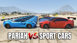 GTA 5 ONLINE  PARIAH VS SPORT CARS WHICH IS FASTEST [upl. by Winzler707]