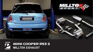 Milltek Exhaust x MINI R53S [upl. by Zetniuq]