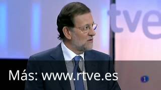 Rajoy responde a la pregunta quot¿Necesita España un rescatequot [upl. by Brittain]