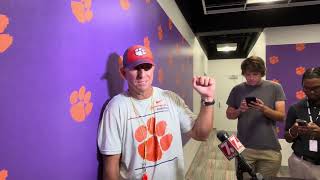 Dabo Swinney Scrimmage Report  Pt 1 [upl. by Cadmarr375]