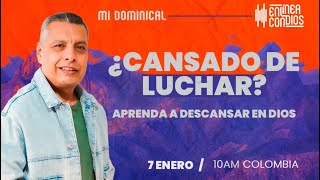 ¿CANSADO DE LUCHAR Encuentro dominical 📺 7Enero2024 En Línea Con Dios [upl. by Ert]