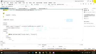 MVC LinQ DataContext lesson 13 [upl. by Anika710]