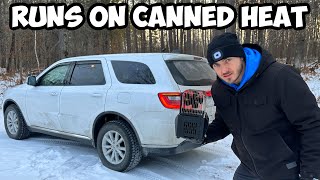 Car Camping in EXTREME COLD with New Heater  Winter Camping in an SUV [upl. by Osborn201]