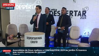 Confrajovem reuniu centenas de jovens neste final de semana na AD em Pompeia [upl. by Akissej]