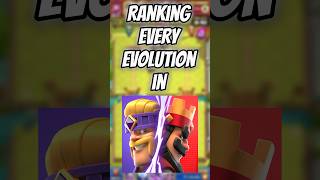 ALL EVOLUTIONS RANKED IN CLASH ROYALE [upl. by Alejo]