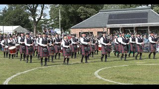 Police Scotland Fife Pipe Bands Medley at the 2023 Scottish Championships in Dumbarton [upl. by Nidraj]