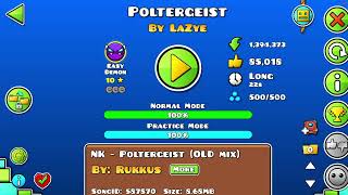 quotPoltergeistquot by LaZye  Demon 0096  Geometry Dash [upl. by Nyrual775]