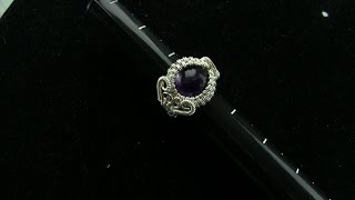 Wire Wrapped Cabochon Ring Tutorial [upl. by Ku]