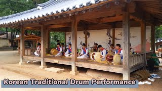 Korean Traditional Drum Performance 2014 MBC Dramia [upl. by Nonnaihr53]