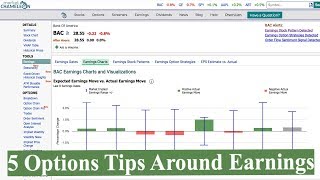 5 Options Tips Around Earnings  Market Chameleon Webinar [upl. by Emerald314]