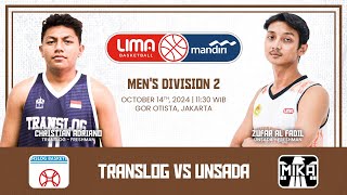 TRANSLOG TRISAKTI vs UNSADA  Mens Division 2  Jakarta  Oct 14 [upl. by Schou]