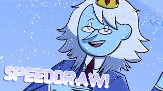 The Winter King  Fionna and Cake  SpeedDraw [upl. by Arised]