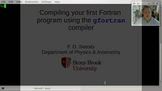 Using gfortran to compile your first Fortran program [upl. by Ahseined399]